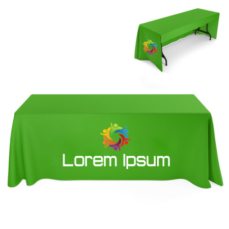 Table Cloth Draped Shape 3 Sided